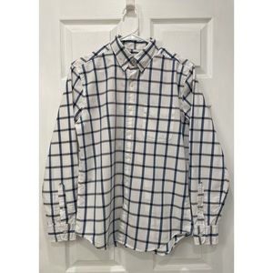 American Eagle Outfitters Plaid Poplin Button Down Shirt